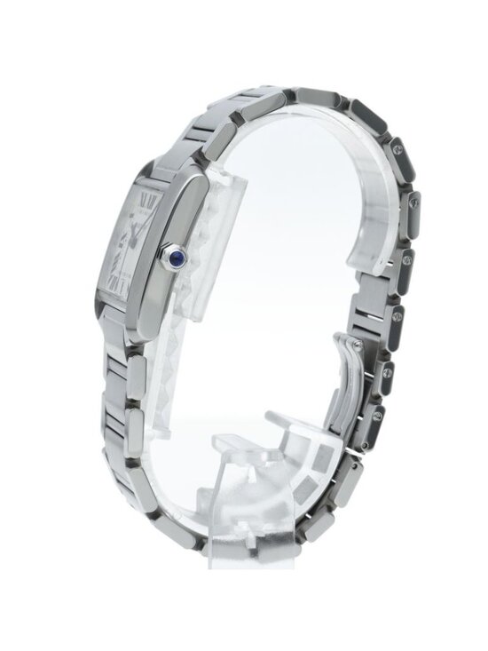 Cartier Tank Francaise LM Watch Auto Depth Box SS Silver Polished main image 6